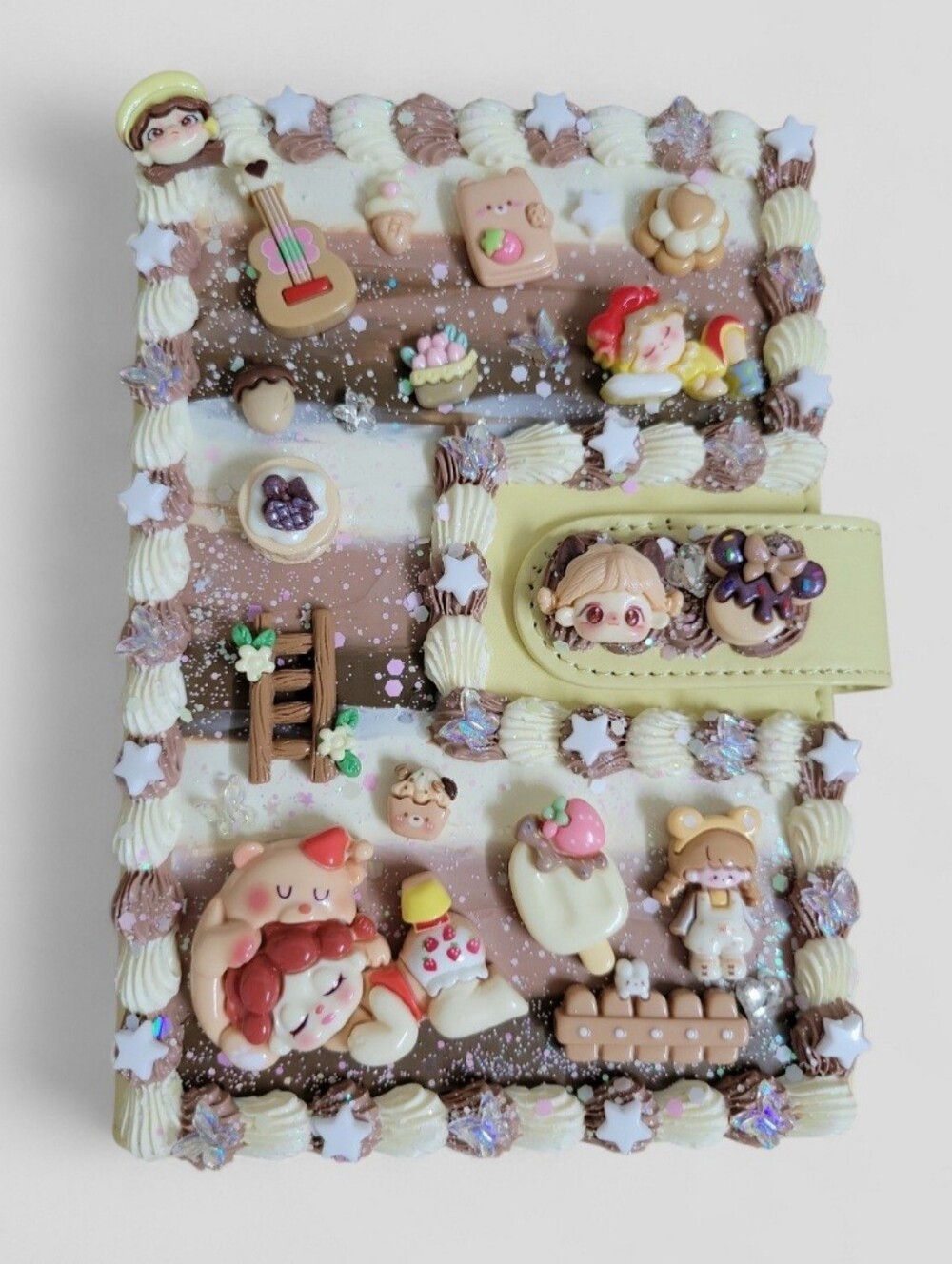 Cute Decoden A6 Binder Planner | Handmade Journal